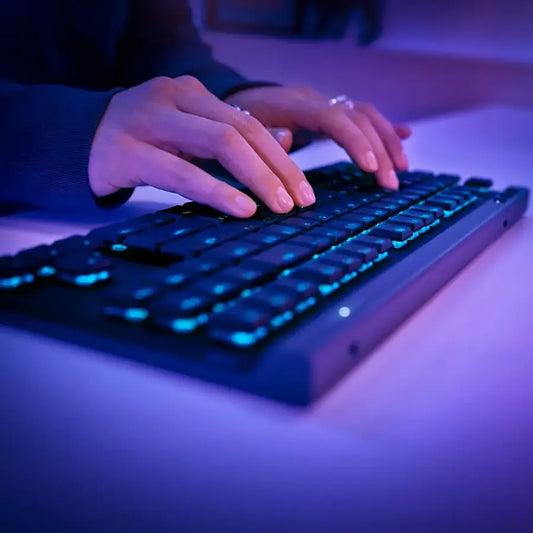 Logitech - G515 LIGHTSPEED TKL Wireless Mechanical Tactile (Brown) Switch Gaming Keyboard with LIGHTSYNC RGB - Black