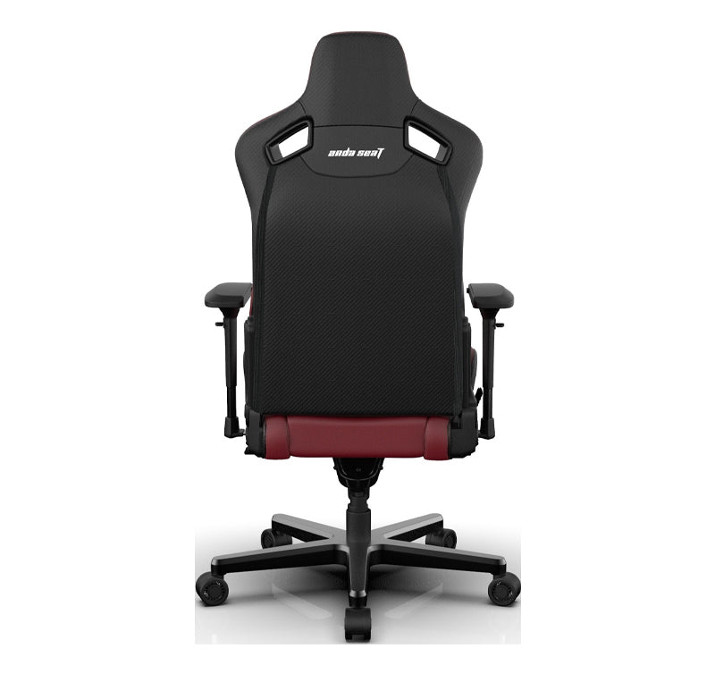 AndaSeat Luna series Premium Gaming Chair Fabric Black L size, Fabric, Armrest: 2D, common seat tray, 100% steel framework M Size lumbar pillow, small headrest pillow, 60mm casters, black nylon base - AD18-44-B-F.ME