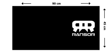 RANSOR Arena V2 RGB Gaming Desk and FREE RANSOR Gaming Moozepad 2XL Classic Black - RNSR-GD-ARENAV2-01