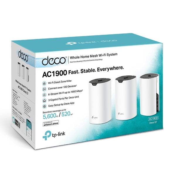 TP-link Deco S7 AC1900 Whole Home Mesh Wi-Fi System
