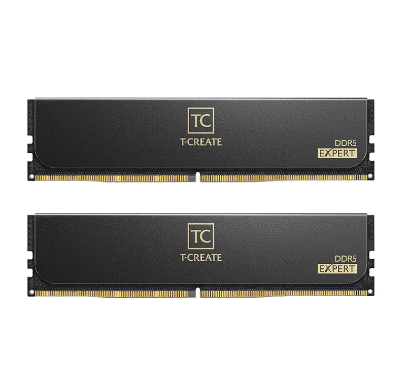 TEAMGROUP T-Create Expert Overclocking 10L DDR5 32GB Kit (2 x 16GB) 7200MHz (PC5-57600) CL34 A-DIE Desktop Memory Module Ram Black - CTCED532G7200HC34ADC01