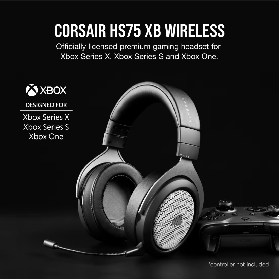 CORSAIR HS75 XB WIRELESS Gaming Headset for Xbox&Pc