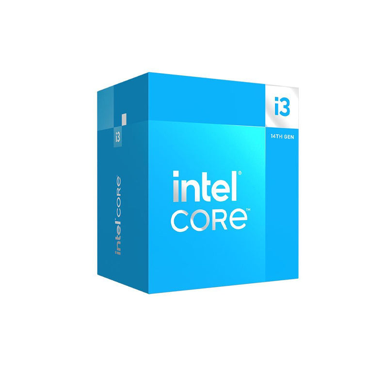 INTEL CORE I3-14100F - CORE I3 14TH GEN RAPTOR LAKE 4-CORE (4P+0E) LGA 1700 58W NONE INTEGRATED GRAPHICS PROCESSOR