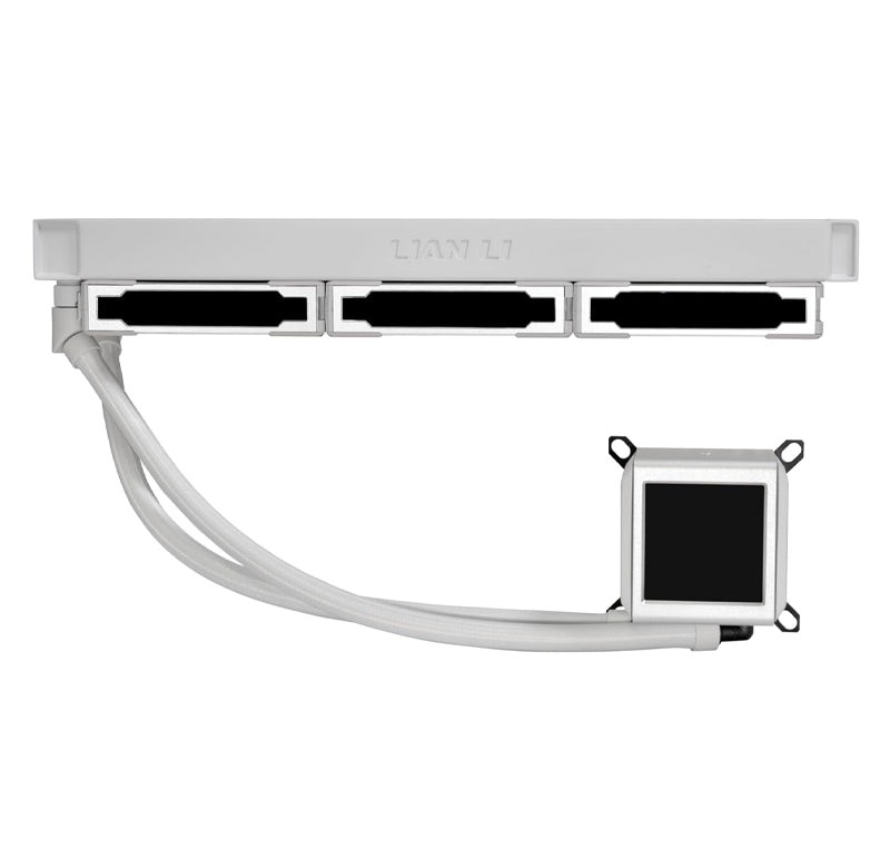 Lian LI Galahad II LCD 360 Aio CPU Liquid Cooler With 120MM SL Infinity Fans, 2.88” IPs LCD Screen, Asetek 8th Gen 3600 RPM Pump, 2450 RPM Fan Speed, 79.9 Cfm Airflow, White,GA2ALCD36INW