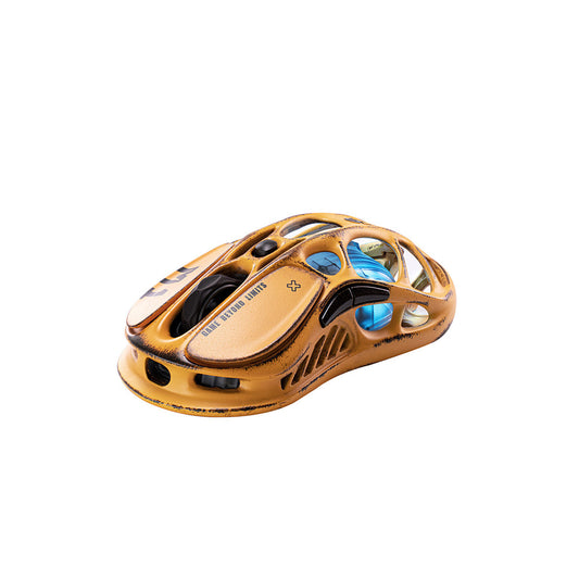GRAVASTAR MERCURY X PRO GM+8K Special Edition Battle Worn-Yellow MAGNESIUM ALLOY WIRELESS GAMING MOUSE,GSX PRO_YLW