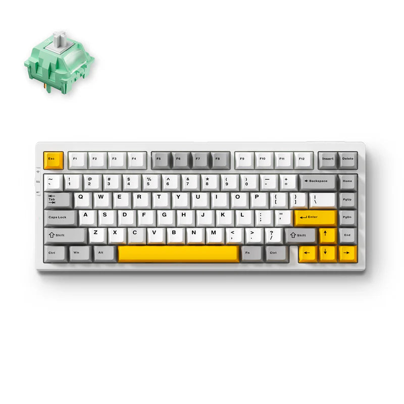 MCHOSE G75-10 PRO Grey Gasket mount Mechanical RGB Gaming Keyboard,RED Switch