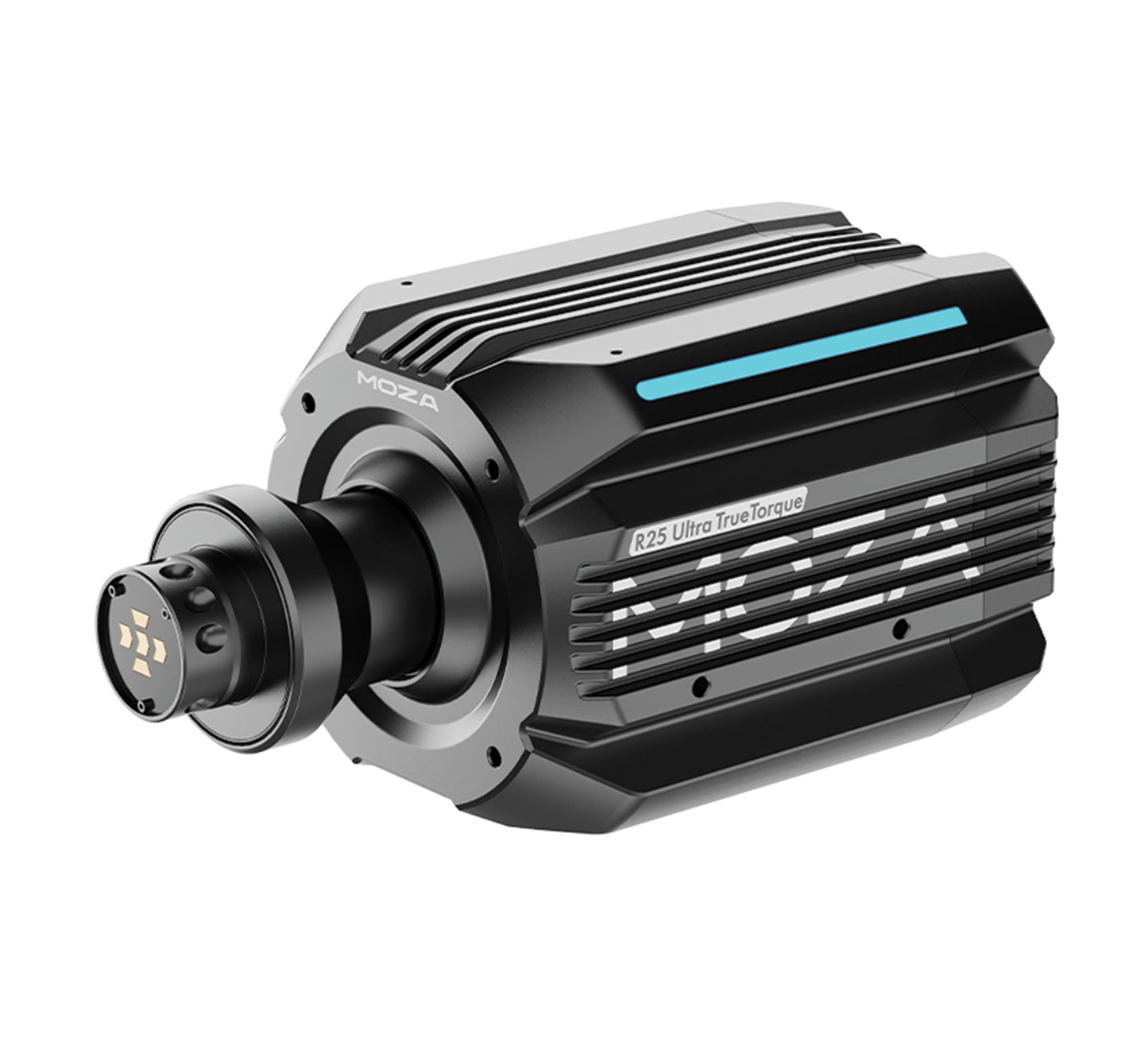 MOZA R25 Ultra True Torque Direct Drive Wheel Base, 25 N·m Peak Torque, 21-bit Magnetic Encoder, PC Sim Racing Base, Dual RGB Light Strips | RS091