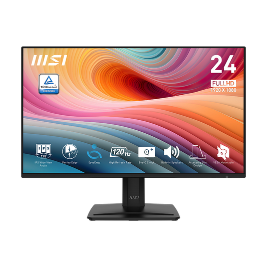 MSI PRO MP242A E2 24-inch IPS 1920 x 1080 (FHD) Gaming Office Monitor, 120Hz,