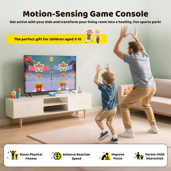 KINHANK Motion X - The Motion Gaming Console for the Whole Family-Red
