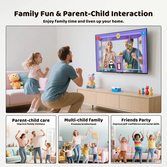 KINHANK Motion X - The Motion Gaming Console for the Whole Family-Red