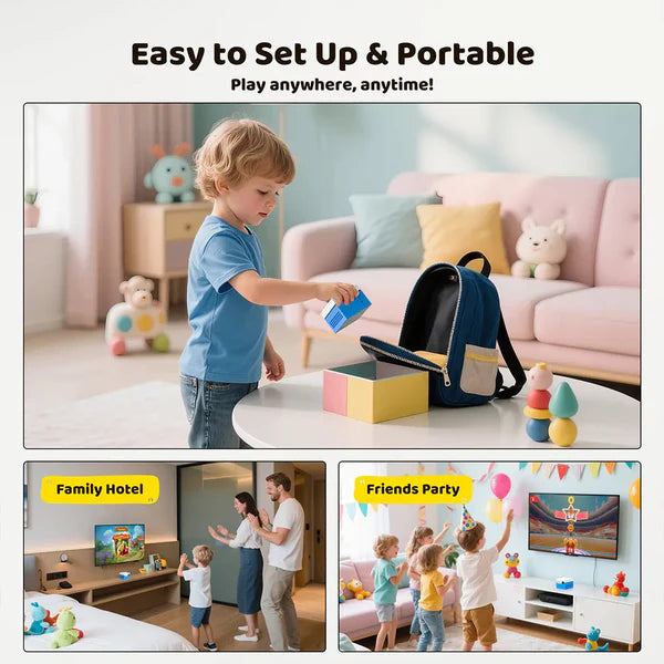 KINHANK Motion X - The Motion Gaming Console for the Whole Family-Blue
