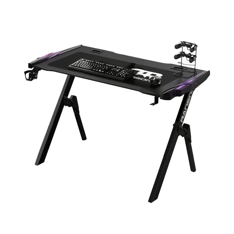 RANSOR Gaming Arena Pro Desk with RGB Led Lights