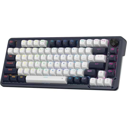 Redragon K673 HE Rapid Trigger Magnetic Keyboard – 81-Key 8K Wired Mechanical Keyboard, UltraMag POM Switches, Dual-Module Floating Structure | K673WB-RGB-M Games Corner