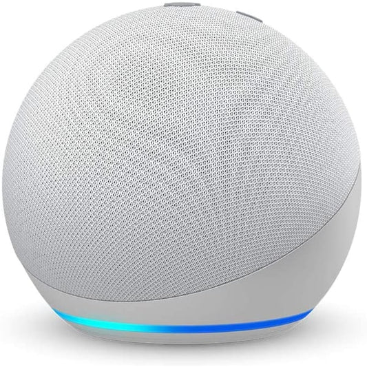 Amazon - Echo Dot (4th Gen) Smart speaker with Alexa - Glacier White