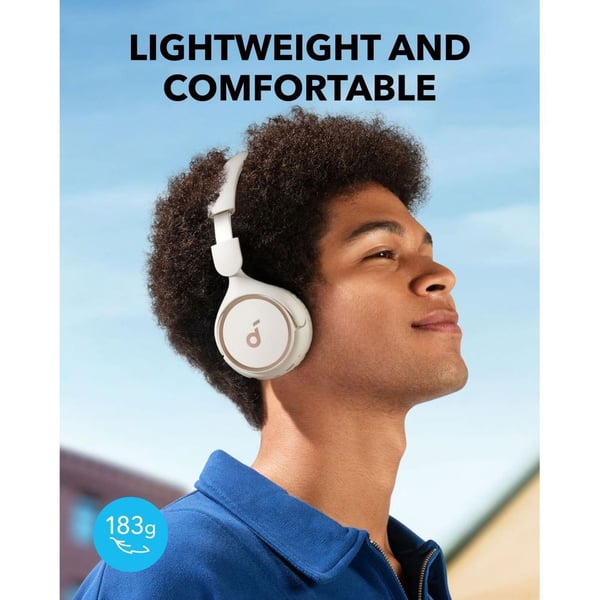 Anker Soundcore H30i Wireless On Ear Headphone White, A3012H21