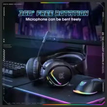 ONIKUMA X31 Wired Headphone with RGB Colorful Lighting Surround Sound Over-Ear Wired Headset Gamer for PC Gaming Xbox.