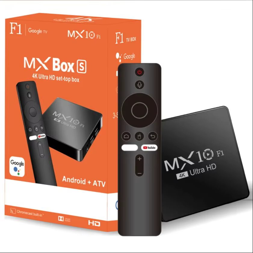 Smart TV Box Android 13 MX10 F1