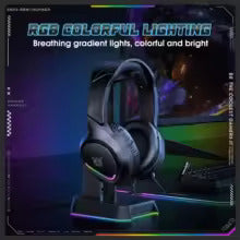 ONIKUMA X31 Wired Headphone with RGB Colorful Lighting Surround Sound Over-Ear Wired Headset Gamer for PC Gaming Xbox.