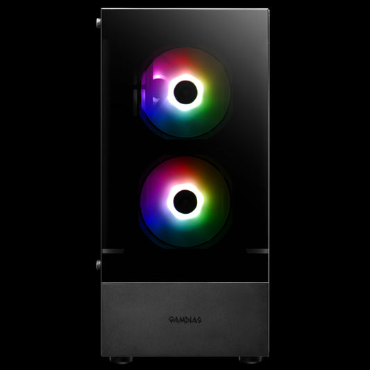 GAMDIAS TALOS E3 MESH RGB ATX Mid Tower PC Case-Black