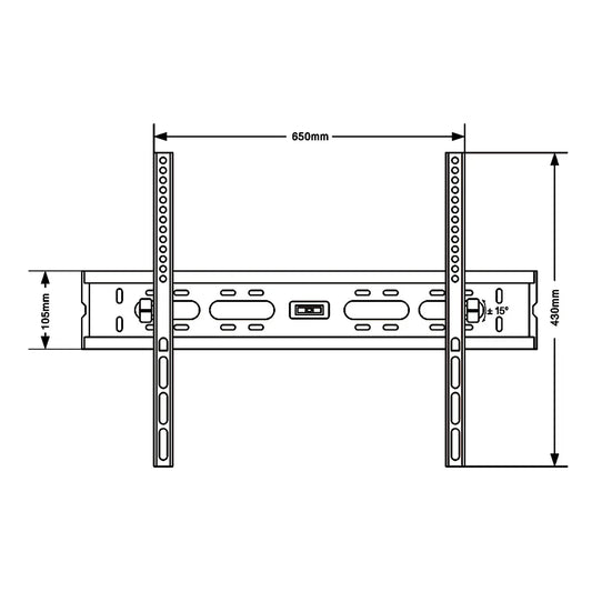 SH 60T Low Cost Tilting TV Wall Mount – Heavy-Duty Adjustable Bracket for LED/LCD TVs Games Corner