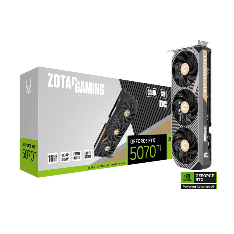 ZOTAC GAMING GeForce RTX 5070 Ti SOLID SFF OC 16GB