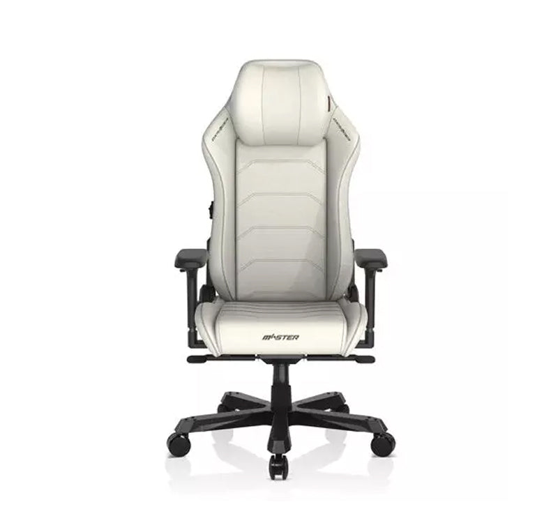 DXRacer I238S Master Series Gaming Chair, Microfiber Leather, 4D Armrests, Multi-functional Tilt, 3" Casters, High Density Mold Shaping Foam, 220lbs Recommended Weight, XL Size, White | MAS-I238S-W-A3