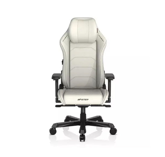 DXRacer I238S Master Series Gaming Chair, Microfiber Leather, 4D Armrests, Multi-functional Tilt, 3" Casters, High Density Mold Shaping Foam, 220lbs Recommended Weight, XL Size, White | MAS-I238S-W-A3