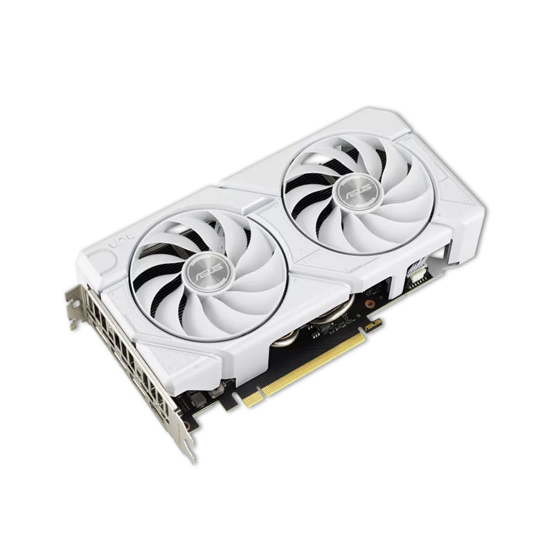 Asus Dual GeForce RTX 4060 EVO OC 8GB GDDR6 Graphics Card - White - 90YV0JCB-M0NA00