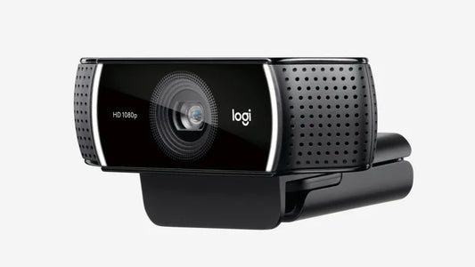 Logitech C922 PRO HD PC Webcam, Full HD 1080p/30fps or 720p/60fps Video- Black Games Corner