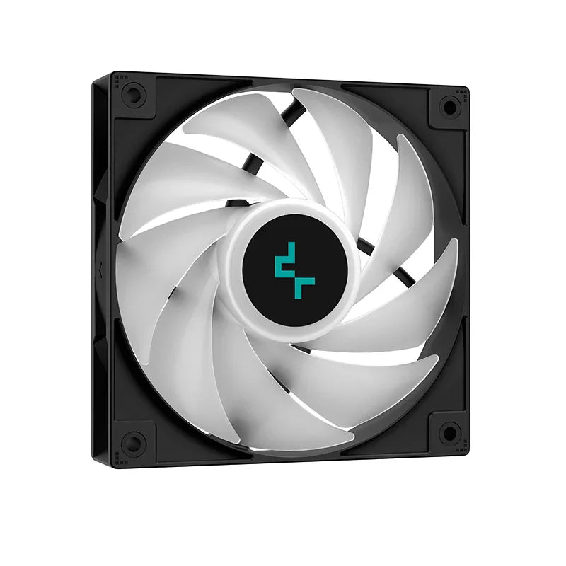 DeepCool AG400 BK ARGB Single Tower 120mm CPU Cooler, 2000 RPM Fan Speed, 75.89 CFM Airflow, ARGB LED, 3.36W Power,31.6 dBA Fan Noise, LGA1700,1200,AM5,AM4 Black