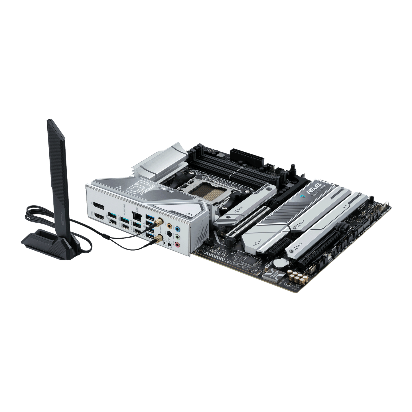 Asus Prime X670E-Pro Wifi DDR5 ATX Motherboard, Socket AM5, AMD X670 Chipset, Max 128GB Memory, PCIe 5.0, Realtek 2.5Gb Ethernet, LAN Guard, Wi-Fi 6E, Bluetooth v5.2 | 90MB1BL0-GC