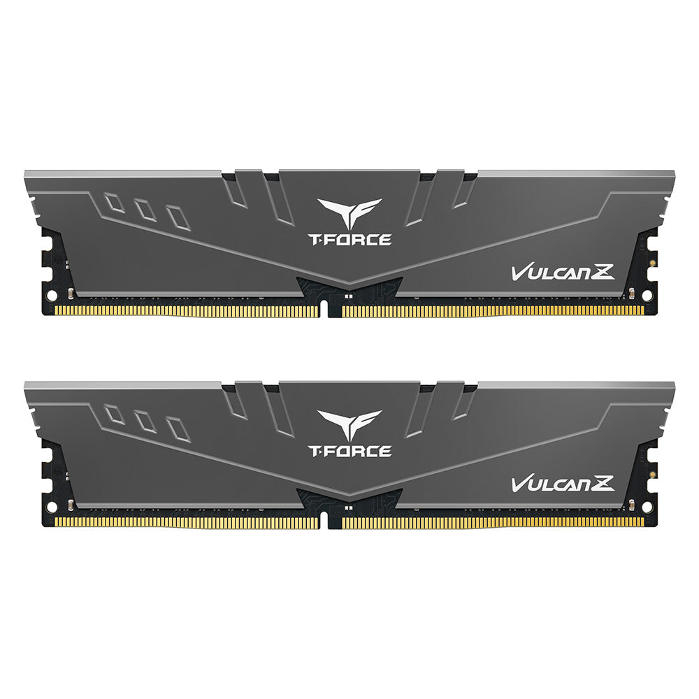 TEAMGROUP T-Force Vulcan Z DDR4 DRAM, 16GB (2x8GB Kit) 3600MHz Desktop Memory Module,CL18-22-22-42 RAM-Gray