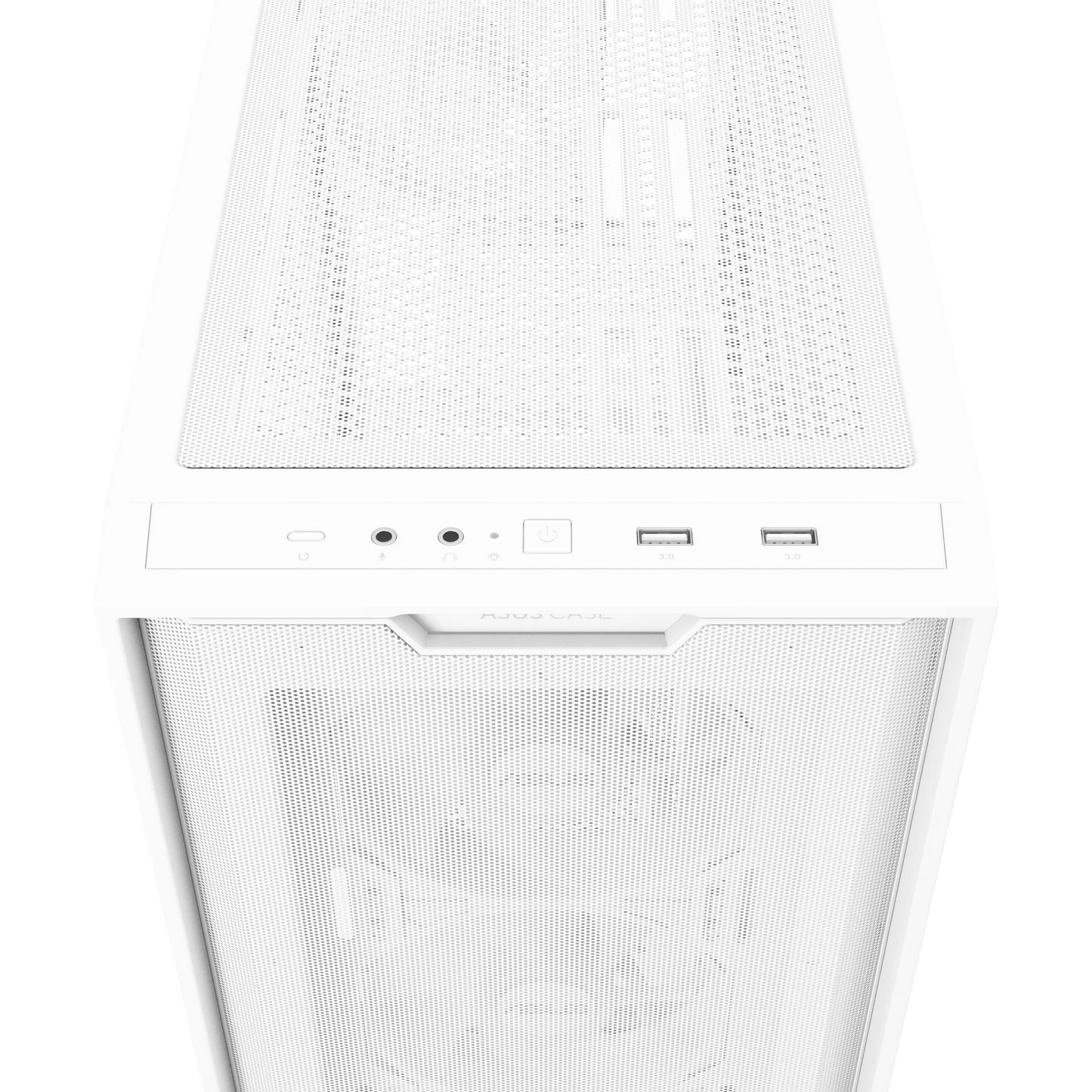 Asus A21 Plus Micro ATX ARGB PC Case - White.
