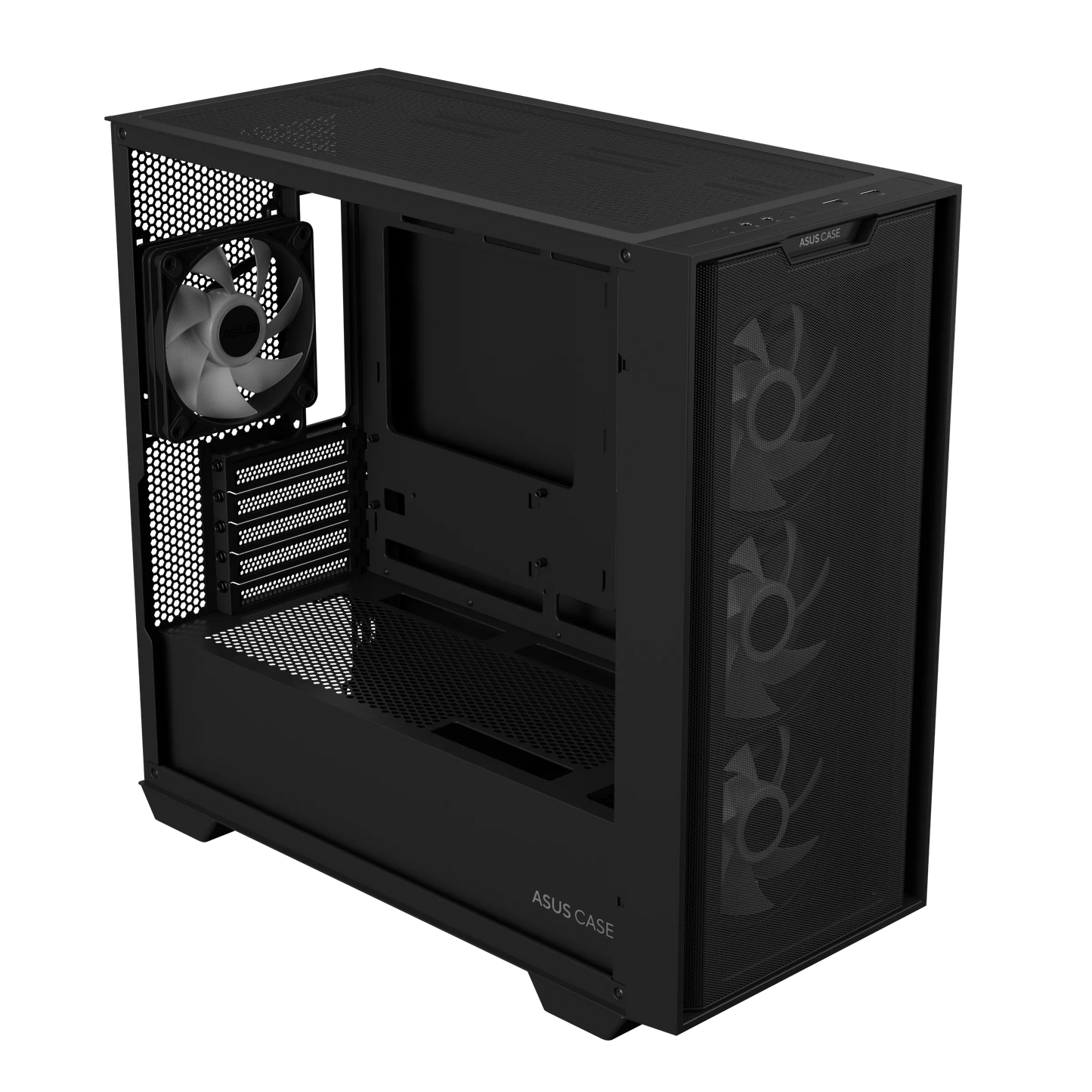 Asus A21 Plus Micro ATX ARGB PC Case - Black