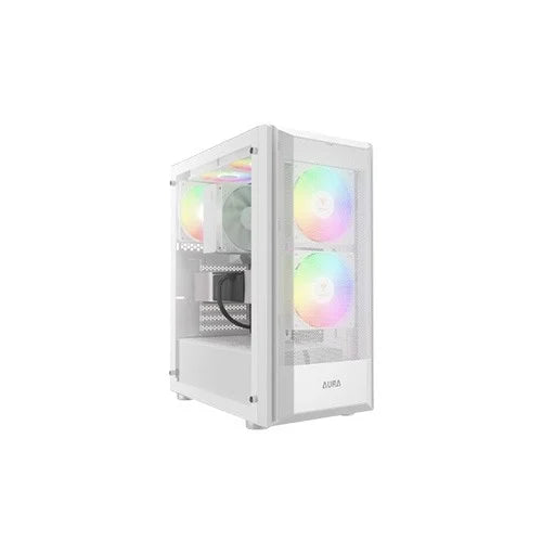 GAMDIAS Aura GC6 Elite ARGB Mid Tower Case white GD-AURA-GC6-ELITE