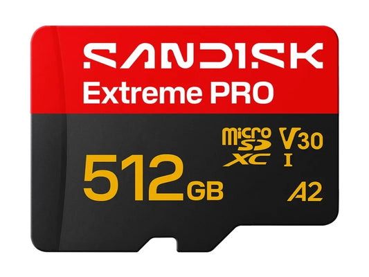 SanDisk Extreme PRO 512GB microSDXC UHS-I Memory Card with Adapter SDSQXCJ-512G-GS6MA