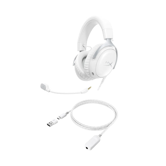 HyperX Cloud III - Wired Gaming Headset-White
