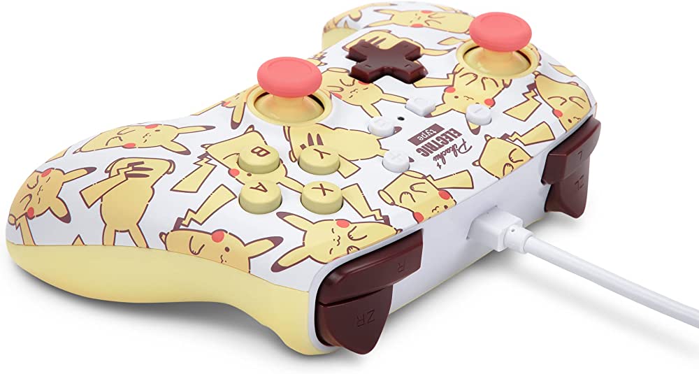 PowerA Enhanced Wired Controller for Nintendo Switch – Pikachu Blush