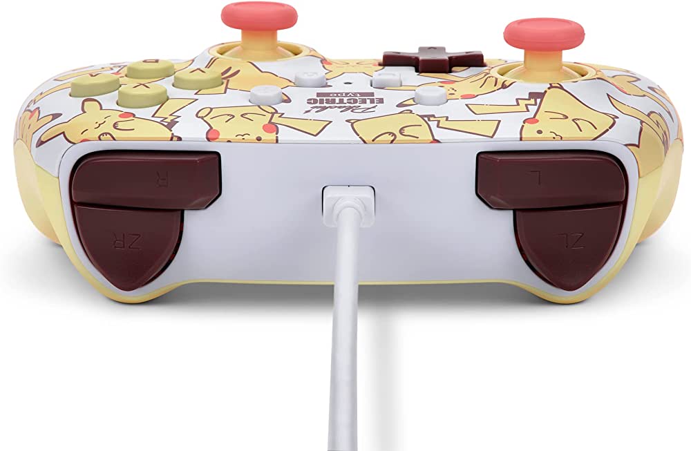 PowerA Enhanced Wired Controller for Nintendo Switch – Pikachu Blush
