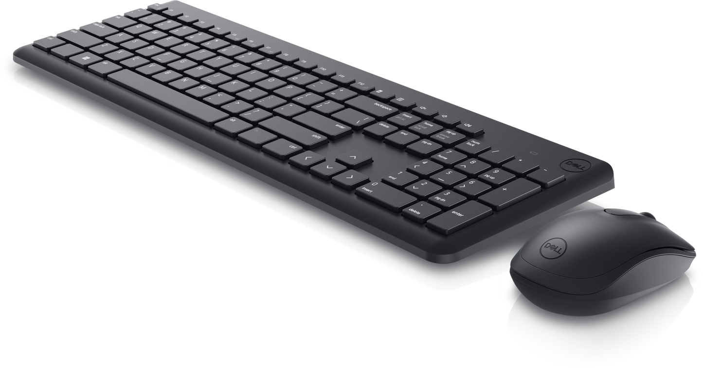 Dell Keyboard and Mouse Wireless - KM3322W -English, Arabic / Black