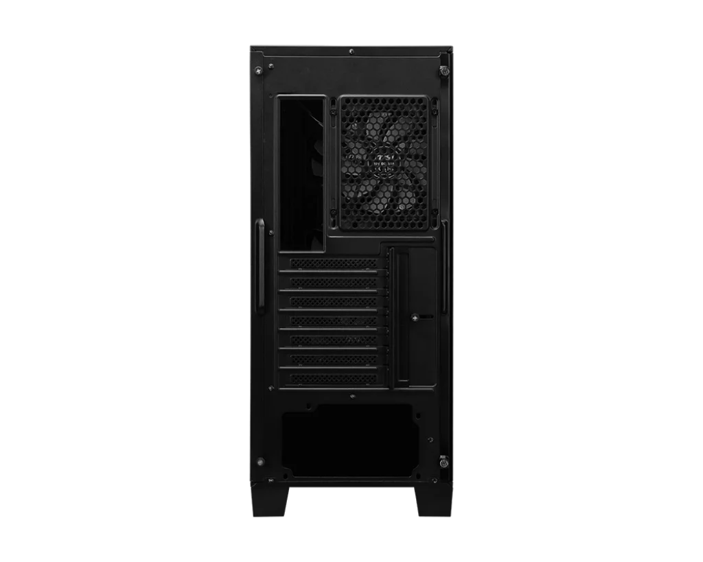 MSI MAG FORGE 120A AIRFLOW Mid Tower Case, 5x Pre-installed ARGB Fans,Tempered Glass Window, Black