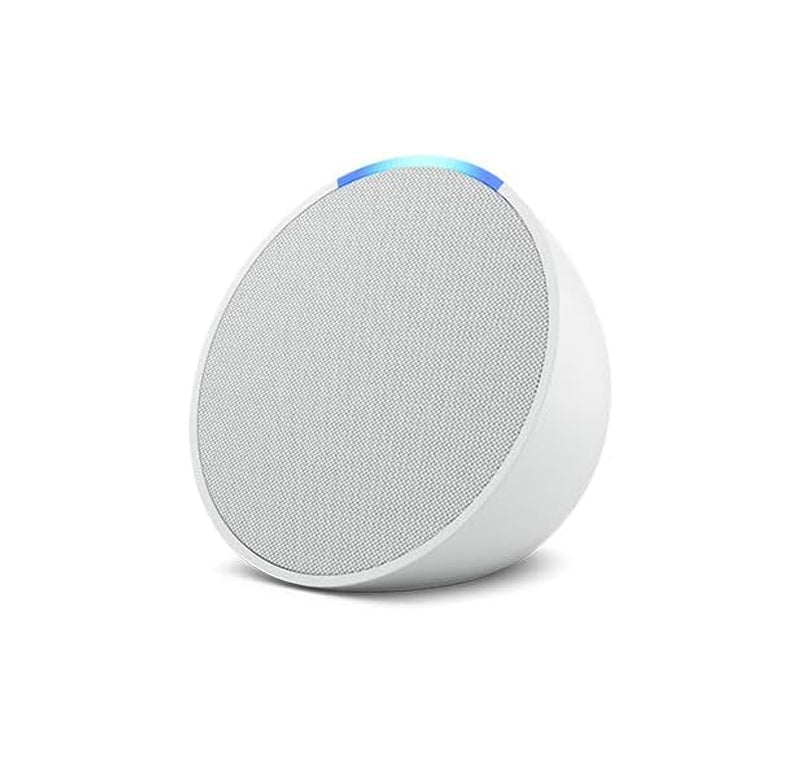 ECHO POP | FULL SOUND COMPACT SMART SPEAKER WITH ALEXA | GLACIER WHITE