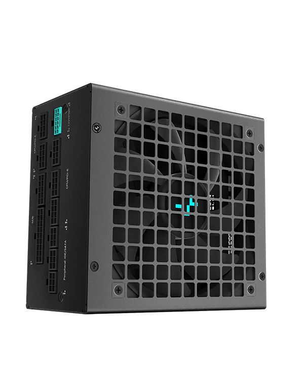 Deepcool PX850G ATX Power Supply, ATX12V V3.0 Type, 850 Watts, 80 Plus Gold, Active PFC + Half Bridge SRC LLC + DC to DC, 135mm Fan Size, FDB Fan Bearing, Black | R-PX850G-FC0B-UK-GC