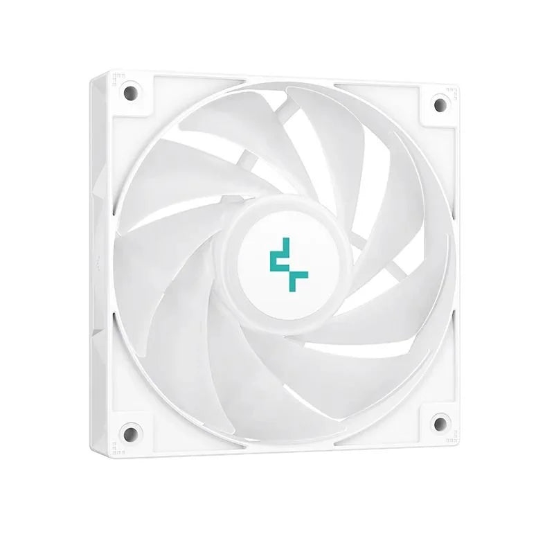 DeepCool AG400 WH ARGB Single Tower 120mm CPU Cooler, 2000 RPM Fan Speed, 75.89 CFM Airflow, ARGB LED, 3.36W Power,31.6 DBA Fan Noise,LGA1700,1200,AM5,AM4, White