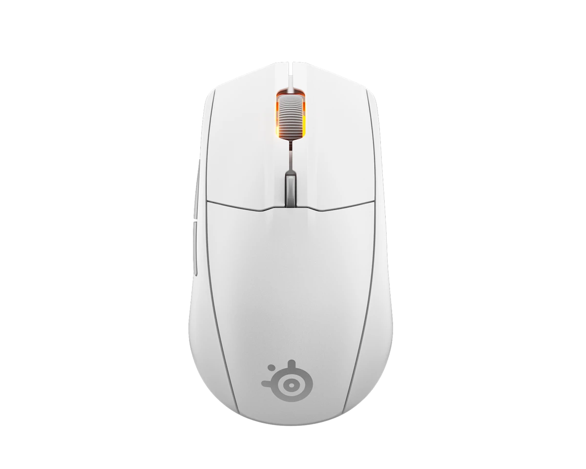 STEELSERIES RIVAL 3 Gen2 RGB Wireless Gaming Mouse-White