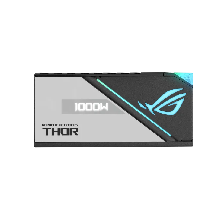 Asus Rog Thor 1000W PLATINUM II, With Aura Sync & OLED Display, 80 Plus Platinum II Certification, Fully Modular ATX Power Supply Unit