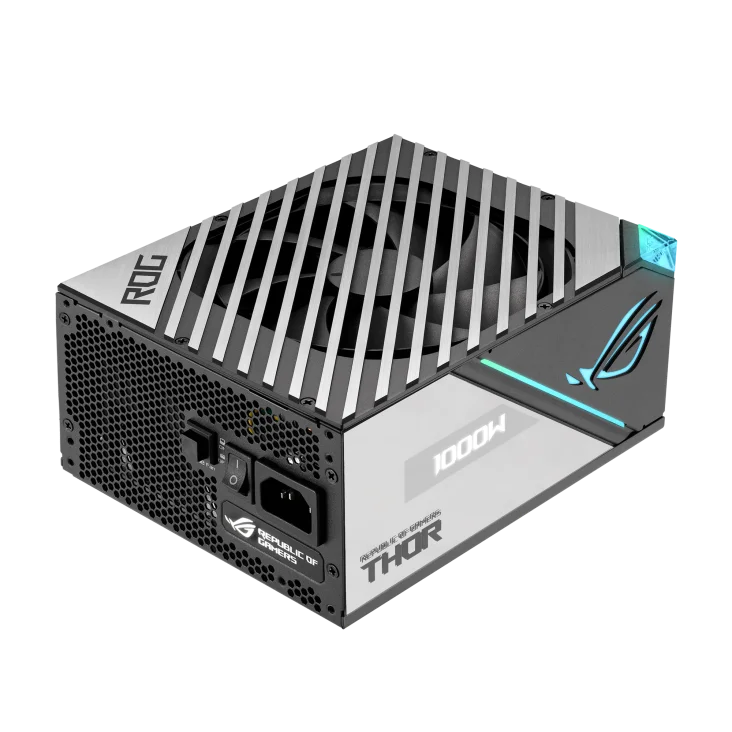 Asus Rog Thor 1000W PLATINUM II, With Aura Sync & OLED Display, 80 Plus Platinum II Certification, Fully Modular ATX Power Supply Unit