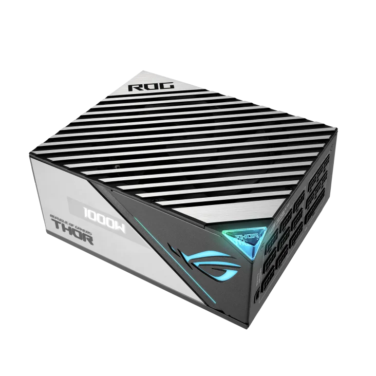 Asus Rog Thor 1000W PLATINUM II, With Aura Sync & OLED Display, 80 Plus Platinum II Certification, Fully Modular ATX Power Supply Unit
