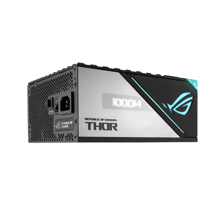 Asus Rog Thor 1000W PLATINUM II, With Aura Sync & OLED Display, 80 Plus Platinum II Certification, Fully Modular ATX Power Supply Unit