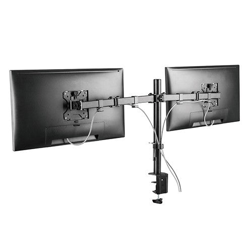 Skill Tech SH 024N Dual Monitor Articulating Monitor Desk Mount